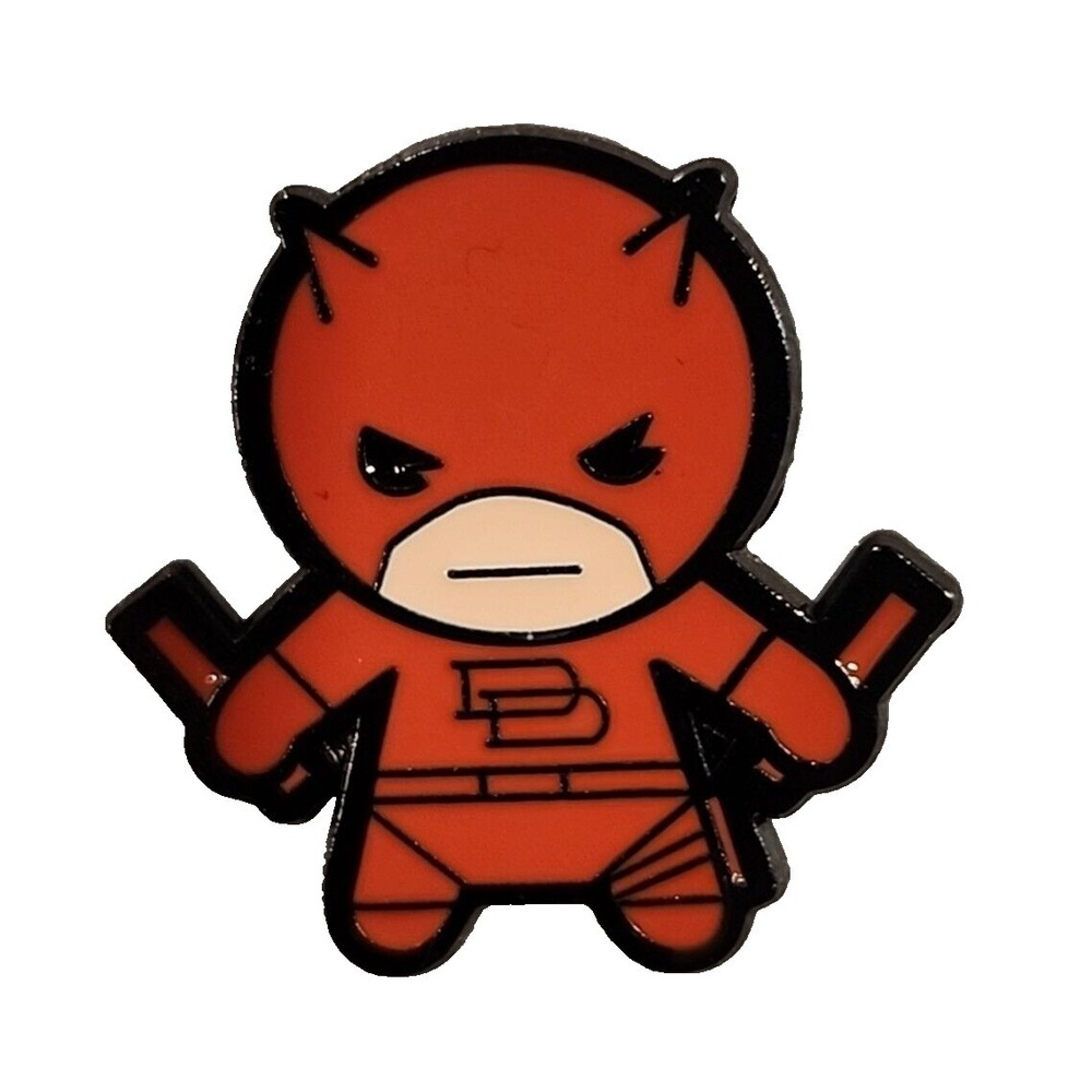 Marvel Disney Daredevil Chibi Enamel Pin Red Superhero Matt Murdock 109961